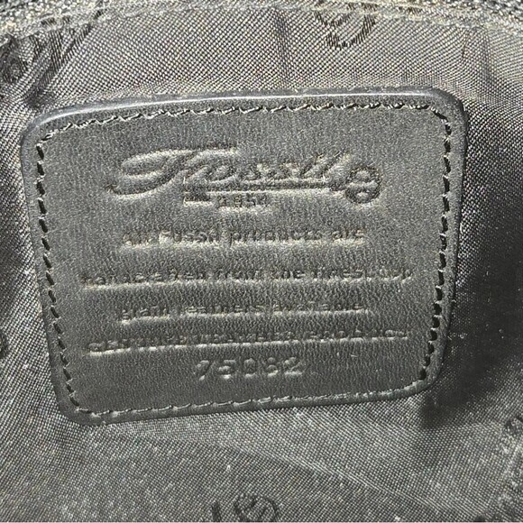 Fossil Vintage 75082 Black Leather Multi-Pocket Utility Shoulder Bag 11"X9"X3.5" - Picture 12 of 12